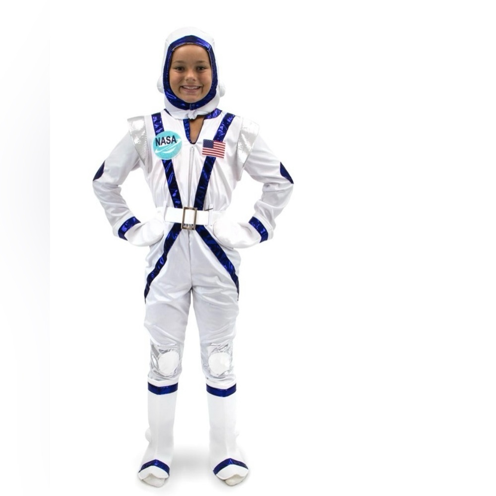 Hauntlook Spunky Space Cadet Astronaut Suit Kids Halloween Costume Dress Up 3-4